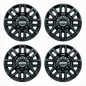 Ford Super Duty Wheel - Ford Racing - Premium Painted Aluminum - Black - `23-`26